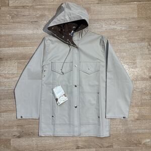 Deadstock Vintage 80s 90s Cloud 9 Reversible Raincoat Size Medium